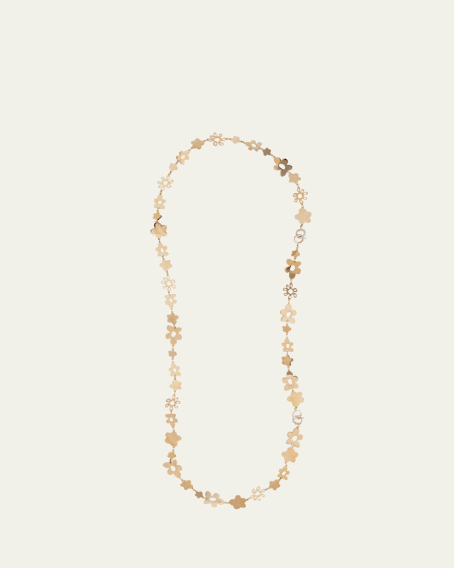 x Carey Lowell 18K Yellow Gold Arcadia Diamond Necklace with Detachable Bracelet, 32"L
